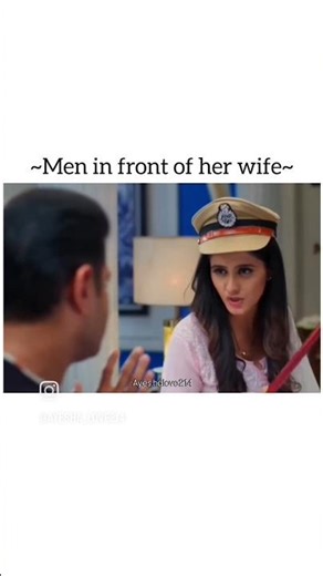 Men in front of her wife