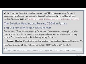 Mastering JSON Data Reading with Python