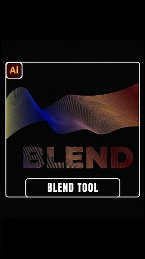How to Use Blend Tool in Adobe Illustrator | Smooth Gradient & Line Effects