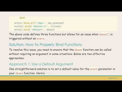 How to Bind Two Buttons to the Same Widget in Tkinter
