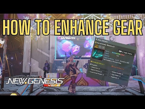 [PSO2 NGS] How to Enhance Your Equipment (Item Lab Guide)