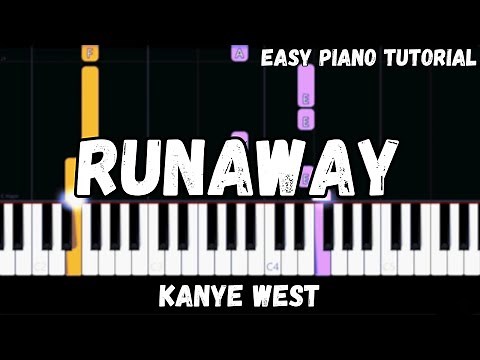 Kanye West - Runaway (Easy Piano Tutorial)