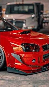 🔥 Widebody Subaru WRX STI — Ultimate Red JDM Beast | Aggressive Stance & Turbo Power! 🔥
