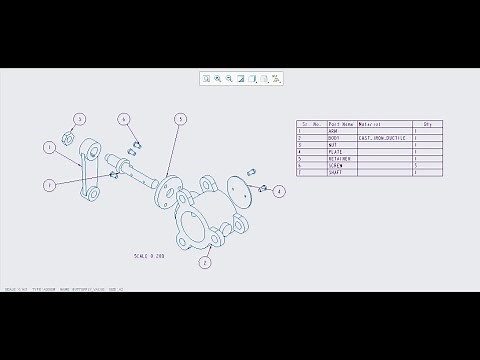 Assembly detailing (drawing/drafting) in creo 6 | BOM