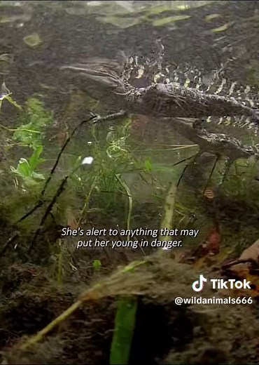 Alligator Mom Defends Offspring Against Giant Python Invasion
