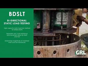 Bi-Directional Static Load Testing with Pressurized Load Cell