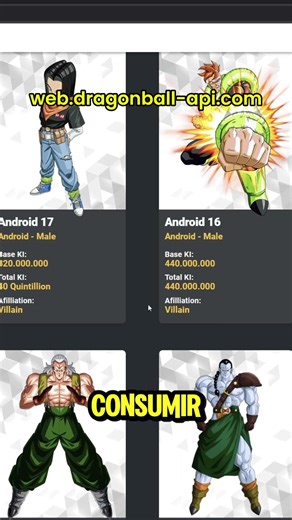 La forma más fácil de obtener datos de Dragon Ball #api #tutorial #coding