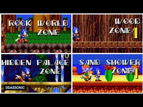 Sonic 2 The Secret Zones | All Secrets Zones Location