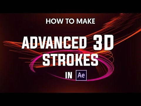 After Effects Tutorials : Advanced 3D Strokes with Trapcode