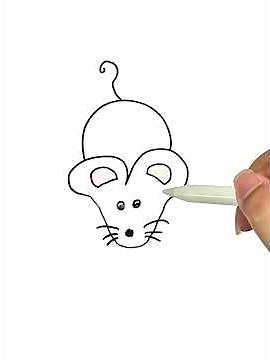 Draw a Mouse 🐭 Easy Drawing ✍🏻