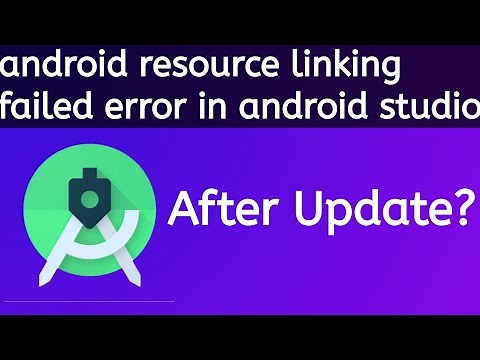 Android resource linking failed error in android studio | Tech Projects