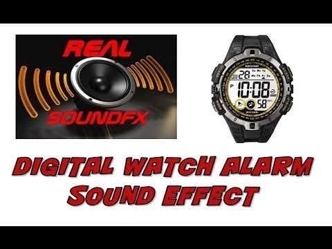 Digital watch alarm beep sound effect - realsoundFX
