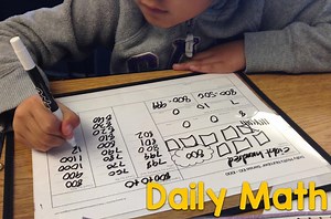 Number of the Day - A Daily Math number routine to practice key math concepts