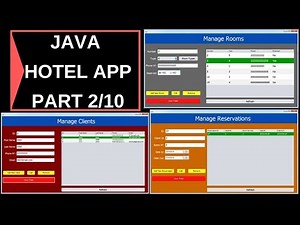 Java Project Tutorial - How To Make a Hotel Management System Project In Java NetBeans | Part 2/10