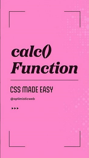 Mastering CSS Calc() for Dynamic Web Layout | Tips and Tricks