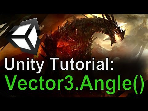 Unity Tutorial: Vector3.Angle