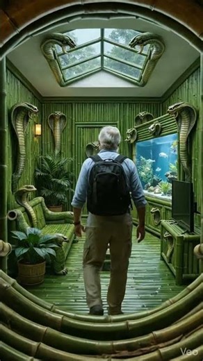 A Giant Python Attacked My Secret Bamboo House 😳 | Survival EP 2