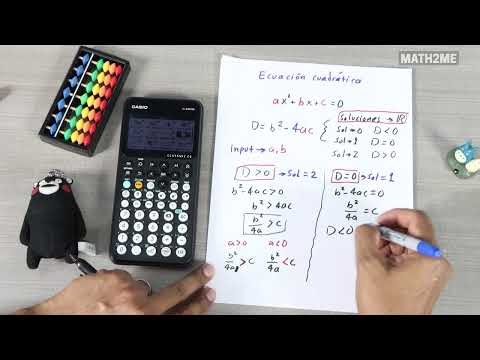 Crea la Ecuación Cuadrática para un cierto número de soluciones con Python | Fx-CG100