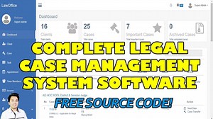 Complete Legal Case Management System Software In PHP MySQL Free Download | Campcodes