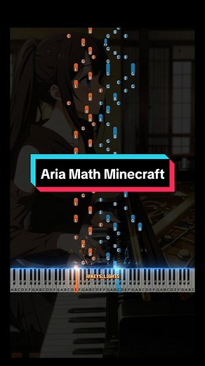 Learn Aria Math from Minecraft on Piano