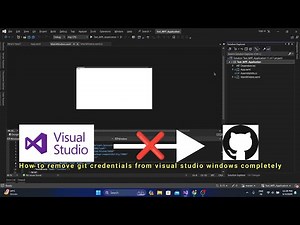 How To Completely Remove Git Credentials From Visual Studio and Windows Both | Github Tutorial