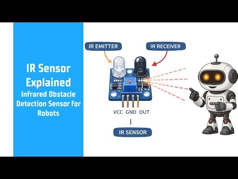 IR Sensor Explained | Infrared Obstacle Detection Sensor for Robots | Beginners Guide