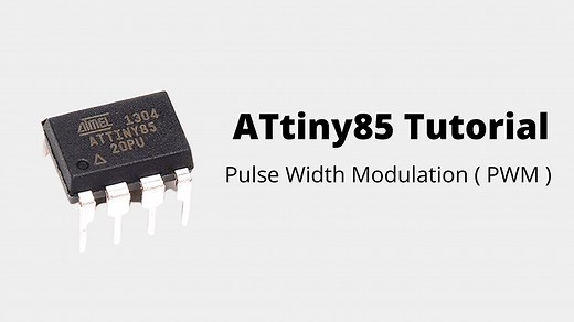 ATtiny85 PWM tutorial : Phase correct and Fast PWM - Gadgetronicx