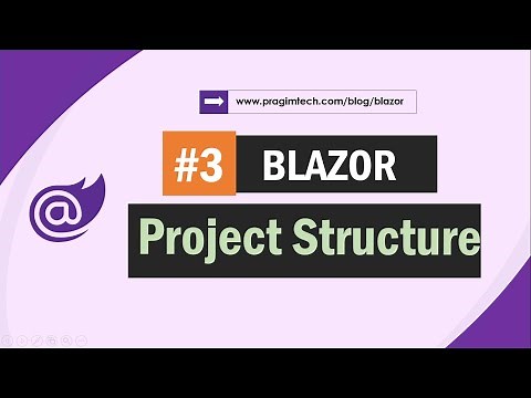 ASP NET Core blazor project structure
