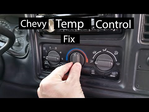 Silverado Temp Control Fix.