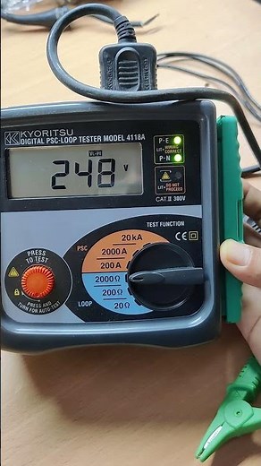 Kyoritsu PSC Loop Tester // #shorts