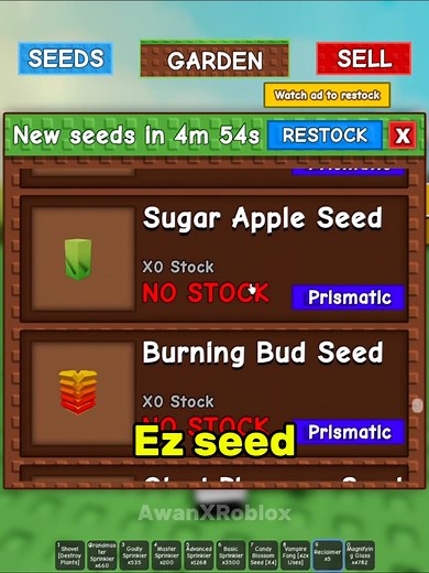 342K views · 2.9K reactions | Free restock #roblox #growagarden | AwanXRoblox | Facebook