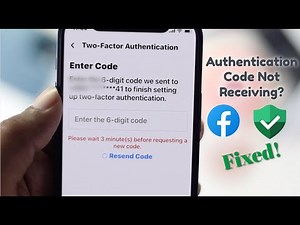 Solved: Facebook Two Factor Authentication Code not Received Problem!