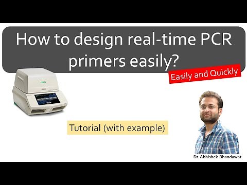 How to design primers for real-time PCR (qPCR) for gene expression? Easily and quickly. PrimerQuest.