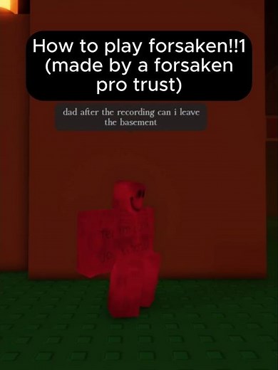 HOW TO PLAY FORSAKEN!!! (WILL MAKE YOU PRO 100%) #forsaken #roblox #meme #memes