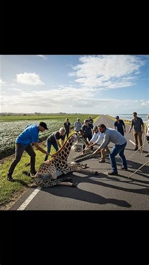 a python gripping a giraffe 🦒