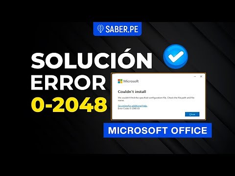 ✅ ERROR 0-2048 SOLUCIÓN EFECTIVA MICROSOFT OFFICE | #office2024 🏆