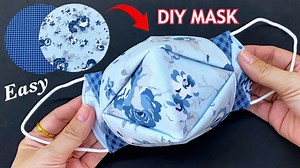 93K views · 2.9K reactions | 5 Minutes Fast & Easy To Make Mask! Diy 3D Face Mask Easy Pattern Sewing Tutorial | Mask Making Idea | | P&K Handmade | Facebook