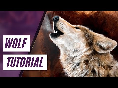 How To Paint A Realistic WOLF