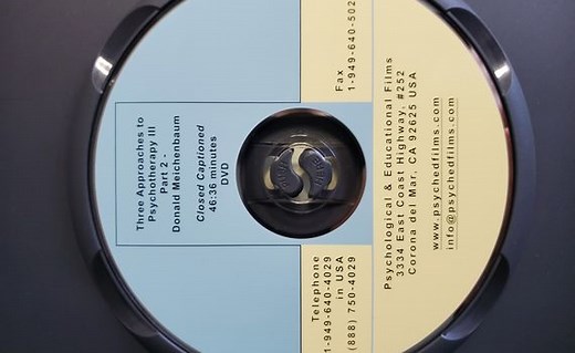 Part 2: Dr. Donald Meichenbaum - Cognitive-Behavior Modification