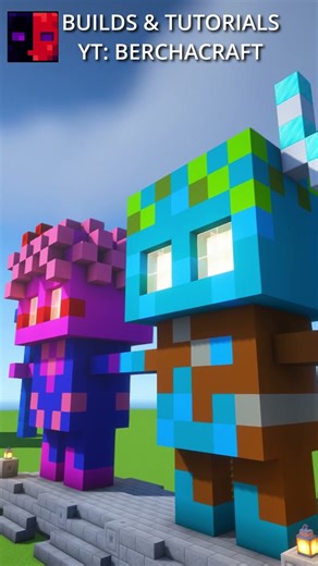 See KING & QUEEN🔱Minecraft Statue Houses! ;)