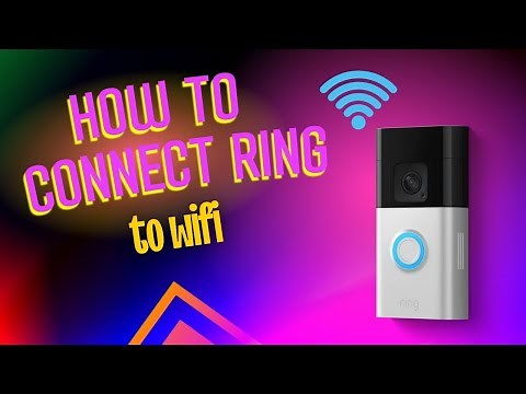 How do I connect Ring to WiFi? Connect your Ring camera to Wi-Fi