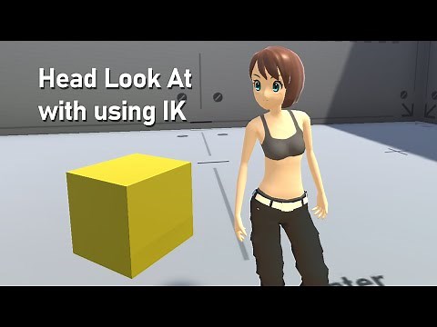 Unity C# : Head LookAt with using IK
