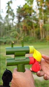 Bamboo Creations with clour balloone Slingshots #Bamboo #Slingshots #Diy #Bambooart