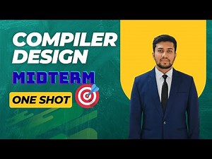 🎯 Compiler Design Midterm One-Shot | Complete Explanation & Quick Revision
