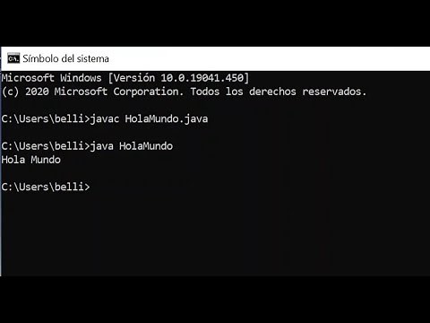 HolaMundo en java desde consola