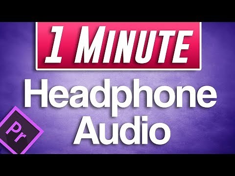 Premiere Pro CC : How to Play Audio Through Headphones (No Sound Headphones Fix)