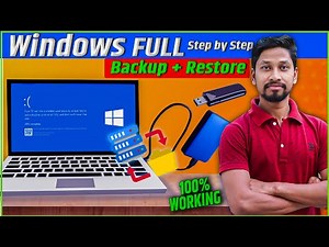 How to Create a Windows Backup and Restore Your System🚀Step-by-Step Guide 👍 | Windows Recovery 2024
