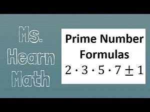 Prime Number Formulas