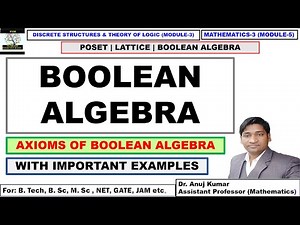 Boolean Algebra | Axioms of Boolean Algebra | Examples of Boolean Algebra |Boolean Algebra Structure