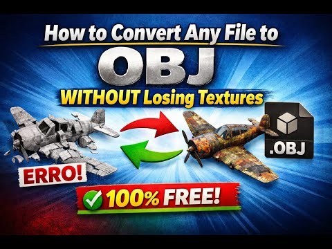 How to Convert Any File WITHOUT Losing Texture (100% Free)
